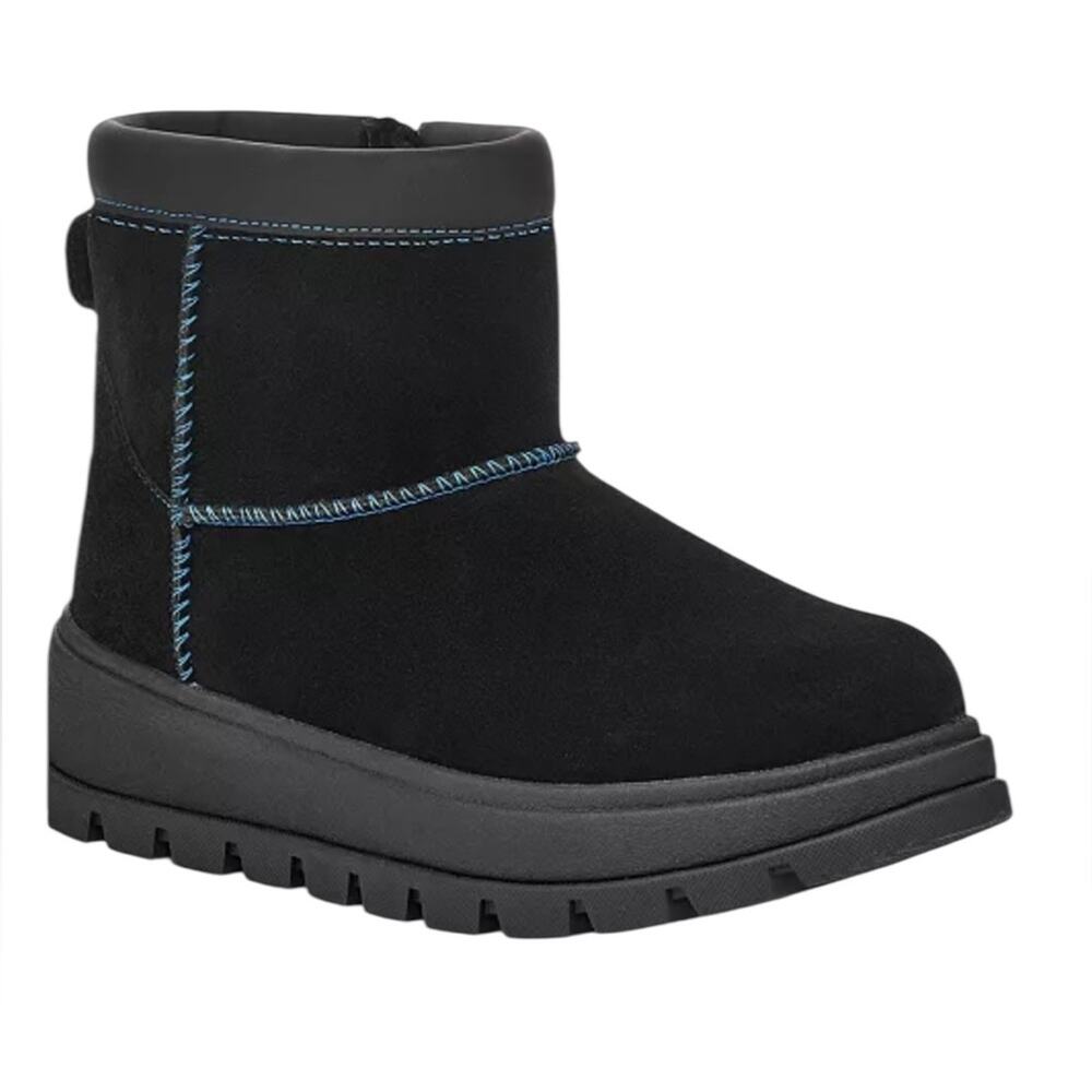 NWOT Koolaburra Ugg Mini Hybrid Black Booties –Sz 8